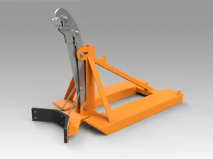 3d model of dram grabber for forklift.