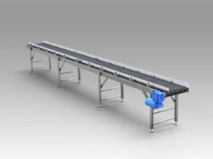 3d model of a modular belt conveyor.
